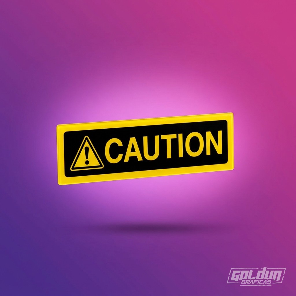 Letrero de Precaución